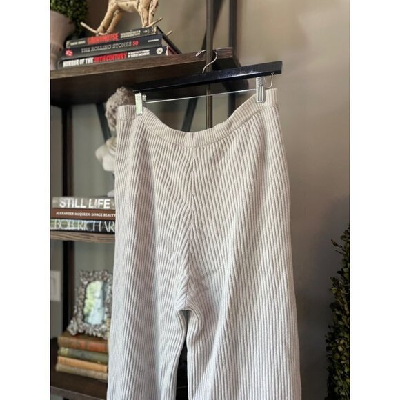 Marissa Webb Arie Ribbed Wool Blend Pant Grey Womens Size Large - Picture 8 of 12